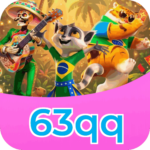 Interface do aplicativo 63qq mostrando jogos disponíveis no iOS e Android